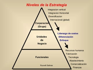 Niveles de la Estrategia 