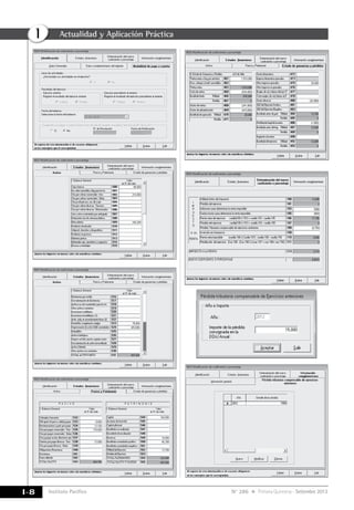 Instituto Pacífico
I
I-8 N° 286 Primera Quincena - Setiembre 2013
Actualidad y Aplicación Práctica
 