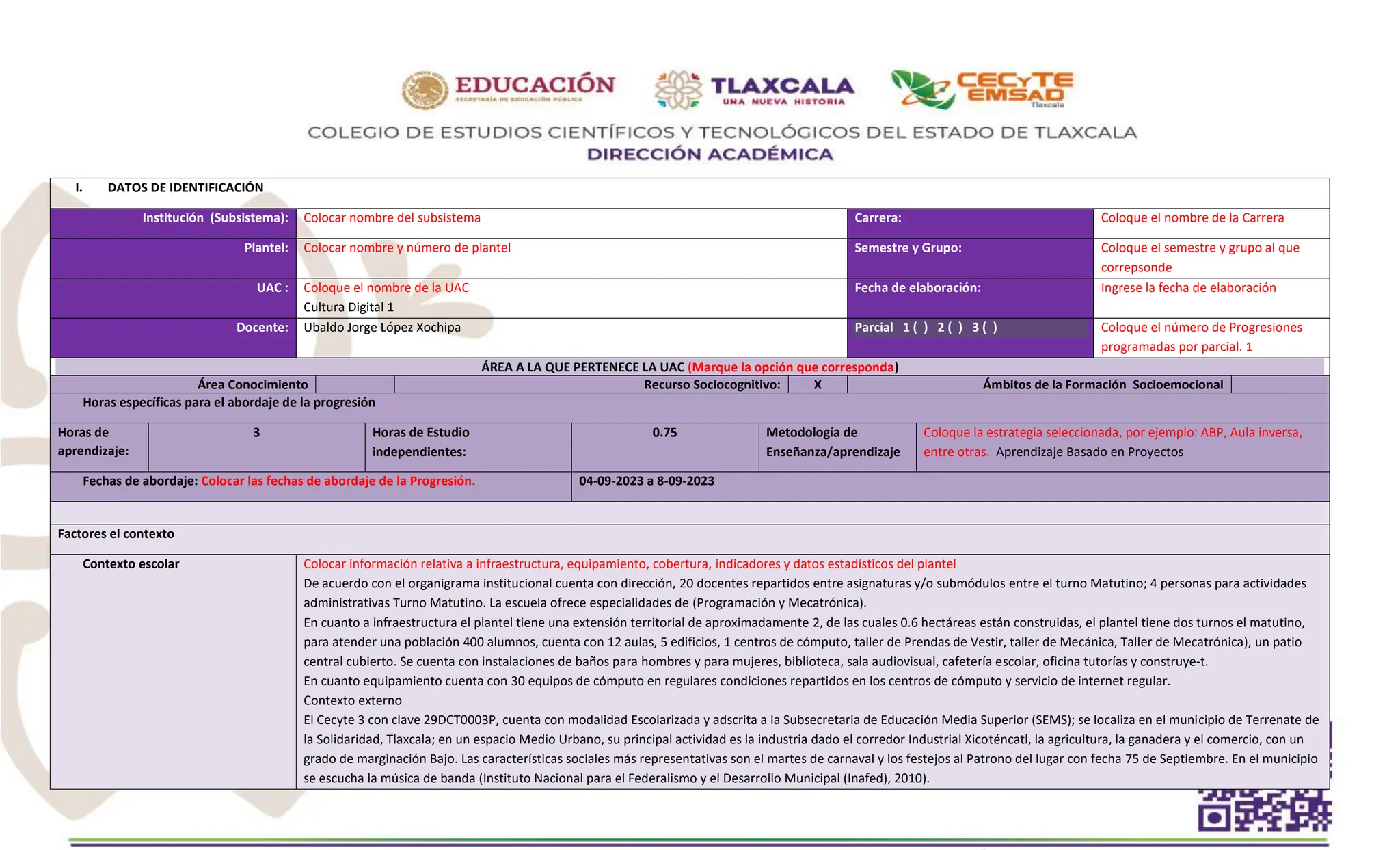 PLANEAR_PROGRESIÓN_ en educacion media superior | DOCX