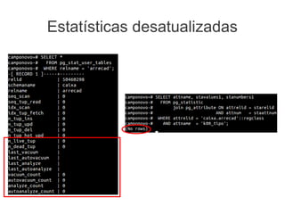 Estatísticas desatualizadas
 