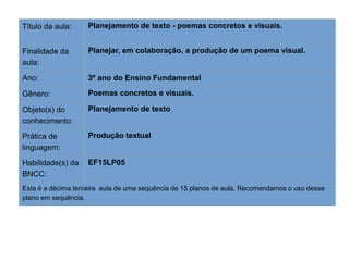 alguém aí me ajuda? poema visual xadrez; responda: a) o que