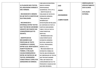 Planejamento 5º ano