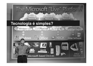 Tecnologia é simples?




              © 2007 JumpEducation
 