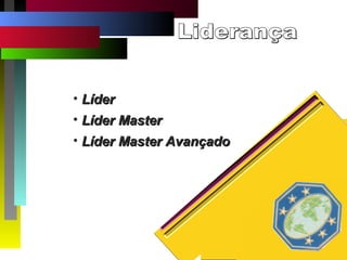 • LíderLíder
• Líder MasterLíder Master
• Líder Master AvançadoLíder Master Avançado
 
