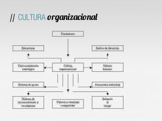 // CULTURA organizacional
 