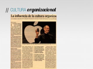 // CULTURA organizacional
 