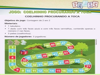 JOGO: COELHINHO PROCURANDO A TOCA 
 