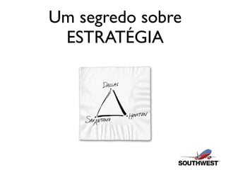 Um segredo sobre
ESTRATÉGIA
 