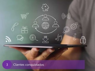 www.agendor.com.br
Clientes conquistados3
 