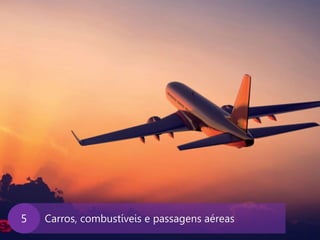 www.agendor.com.br
Carros, combustíveis e passagens aéreas5
 