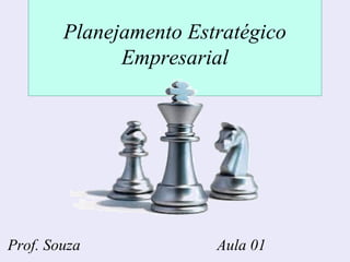 Planejamento Estratégico
Empresarial
Prof. Souza Aula 01
 