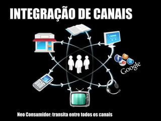 INTEGRAÇÃO DE CANAIS




 Neo Consumidor: transita entre todos os canais
 