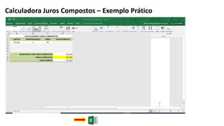 Calculadora Juros Compostos – Exemplo Prático
 