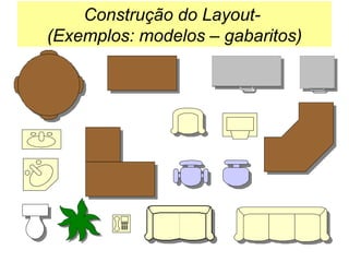 Construção do Layout(Exemplos: modelos – gabaritos)

 