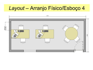 Layout – Arranjo Físico/Esboço 4

 