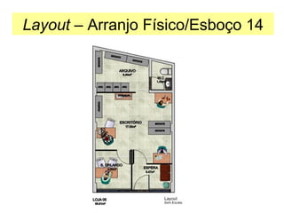 Layout – Arranjo Físico/Esboço 14

 