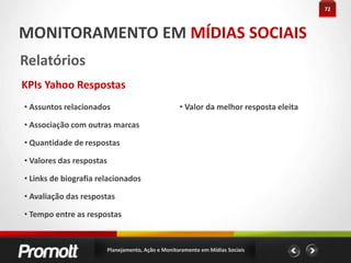 Com qual frequência falam de seu produto?