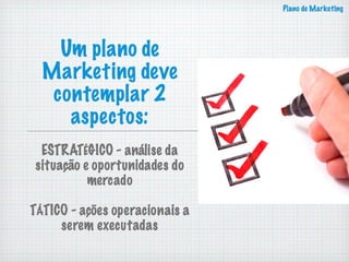 Plano de Marketing - passo a passo | PPT