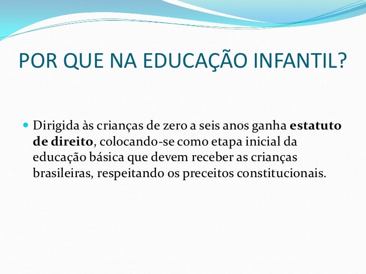 Importancia Do Planejamento Na Educação Infantil