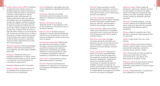 Extinción: Proceso que afecta a muchas
especies animales y vegetales, y amenaza su
supervivencia, principalmente a causa de la
acción del ser humano, que ha transformado y
reducido los ecosistemas.
Funciones ambientales: Son procesos
ambientales que incluyen mitigación de gases
de efecto invernadero, mediante fijación,
reducción, retención, almacenamiento y
absorción, para proteger la naturaleza.
Gases invernadero: Gases como el CO2 o
metano que se encuentran en la tropósfera
y que actúan como un techo que controla el
ritmo de escape del calor del sol, desde la
superficie terrestre.
Gases tóxicos de escape: Son gases
que emiten plantas de combustible y de
producción, así como de los autos, del suelo
y de los vertederos. Los gases contienen
sustancias nocivas; por ejemplo, monóxido
de carbono.
Gestión de emergencias: Organización y
gestión de recursos y responsabilidades
para el manejo de todos los aspectos de
las emergencias; en particular, preparación,
respuesta y rehabilitación. Incluye planes,
estructuras y acuerdos que permitan
comprometer los esfuerzos del gobierno,
entidades voluntarias y privadas de una
manera coordinada, para responder a todas las
necesidades asociadas con una emergencia.
El concepto gestión de emergencias es también
conocido como gestión de desastres.
Gestión de riesgos: Proceso integral de
planificación, organización, dirección, ejecución
y control dirigido a la reducción de riesgos,
manejo de emergencias y recuperación ante
eventos ya ocurridos, orientado al desarrollo
humano, económico, ambiental y territorial,
sostenible.
Glaciación: Un periodo geológico, en el que
una parte sustancial de la superficie terrestre
estuvo cubierta por capas de hielo y glaciares
provenientes de las regiones polares y
montañosas.
Glaciares: Áreas de la superficie de la Tierra
que están cubiertas por capas gruesas de hielo,
en movimiento.
Hábitat: El lugar donde viven una o varias
especies.
Humedales: Extensiones marítimas, pantanos,
turberas o aguas de régimen natural o artificial,
permanentes o temporales, estancadas o
corrientes, dulces, salobres o saladas.
Humus: Está formado por todas las sustancias
orgánicas que están tanto en el suelo
como encima de él, y que derivan de la
descomposición de plantas muertas.
Infiltración: Cuando el agua penetra al subsuelo
es gradualmente conducida a capas más
profundas y puede penetrar los mantos rocosos
subterráneos.
Infracción: Quebrantamiento o incumplimiento
de una disposición o norma legal.
El Niño Oscilación del Sur (ENOS): Interacción
compleja del océano Pacífico tropical y la
atmósfera global que resulta en episodios de
ciclicidad variable de cambio en los patrones
oceánicos y meteorológicos en diversas
partes del mundo; frecuentemente, con
impactos significativos, tales como alteración
en el hábitat marino, en las precipitaciones,
inundaciones, sequías y cambios en patrones
de tormenta. El Niño, como parte de ENOS,
se refiere a temperaturas oceánicas bien por
encima de la media a lo largo de las costas de
Ecuador, Perú y norte de Chile, así como a lo
largo del océano Pacífico en su zona ecuatorial
este; mientras que la Oscilación Sur se refiere a
los patrones mundiales asociados de cambios
en las precipitaciones y presión atmosférica.
La Niña se refiere a patrones o condiciones
inversas a El Niño. Estos fenómenos pueden
durar varias temporadas.
Elementos expuestos: Personas, propiedades,
sistemas u otros elementos presentes en las
zonas peligrosas, que están sujetos a pérdidas
potenciales.
Emergencia: Declaración hecha por la
autoridad competente de un sistema, cuando
la alteración producida por un evento adverso
o su inminencia, va a ser manejada por la
comunidad, sin apoyo externo
Endenismo: Relativo al efecto invernadero.
Equilibrio ecológico: Situación dinámica de
un ecosistema entre la reproducción y la
eliminación de sus componentes.
Erosión: Pérdida de la capa vegetal que cubre
la tierra, dejándola sin capacidad para sustentar
la vida.
Erradicación: Aplicación de medidas
fitosanitarias para eliminar plagas de un área.
Extirpación completa de una especie exótica
invasora.
Especies colonizadoras: Las que se
desarrollan donde no hay vegetación o esta
ha sido alterada por la intervención humana o
fenómenos naturales.
Especies exóticas: Se refiere a especies,
subespecies o taxones inferiores introducidos
fuera de su zona de distribución normal y de
potencial de dispersión; también se las conoce
como no nativas.
Evaluación del riesgo/análisis: Metodología
para determinar la naturaleza y el grado
de riesgo a través del análisis de amenazas
potenciales y evaluación de condiciones
existentes de vulnerabilidad que pudieran
representar una amenaza potencial o daño
a la población, propiedades, medios de
subsistencia y al ambiente del cual dependen.
Evento adverso: Acontecimiento capaz de
desencadenar efectos no deseados.
Evolución: Proceso de transformaciones
sucesivas de un organismo en su estructura y
funcionamiento para adaptarse al ambiente
cambiante.
86 87
 