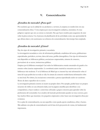 Plan empresarial para nuevos negocios