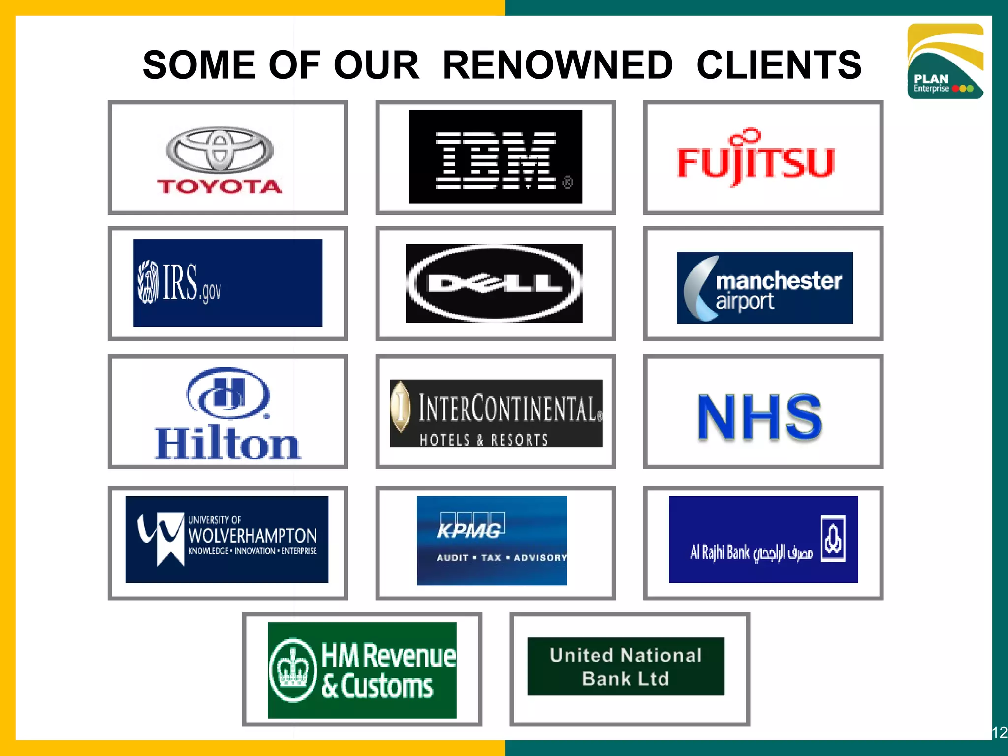   SOME OF OUR  RENOWNED  CLIENTS 