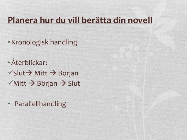 Hur är En Novell Uppbyggd