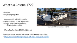 First 172 What's inside a Cessna 172 and flying a light plane | PPTX