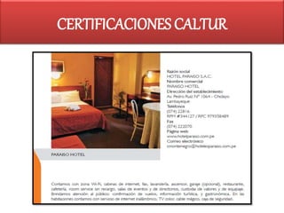 CERTIFICACIONES CALTUR
 