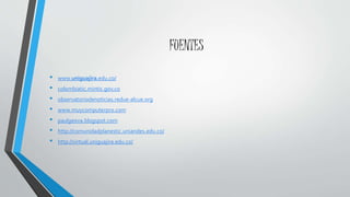 FUENTES
• www.uniguajira.edu.co/
• colombiatic.mintic.gov.co
• observatoriodenoticias.redue-alcue.org
• www.muycomputerpro.com
• paulgeova.blogspot.com
• http://comunidadplanestic.uniandes.edu.co/
• http://virtual.uniguajira.edu.co/
 