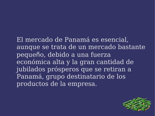 El resto de los medicamentos se cubre desde Europa Status quo de la empresa 