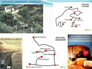 MOLINOS HARINEROS. AXARQUIA
 