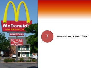 Cambiantes estilos de vida.F. Políticos y LegislativosF. Sociales y DemográficosLas nuevas tecnologías permiten la consecución de los objetivos (info. Sobre procesos y calidad de los productos, tipos de productos, info. Locales, etc.)