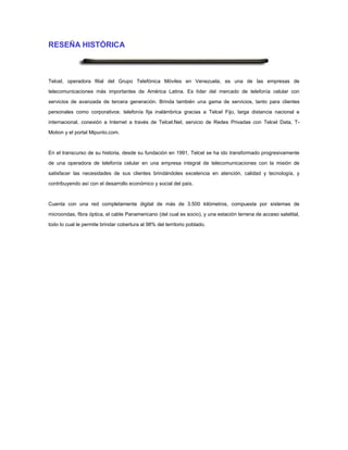 Plan estrategico telcel