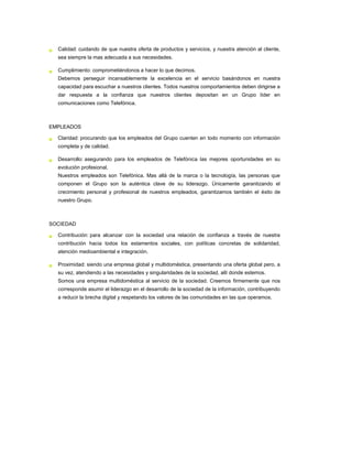 Plan estrategico telcel