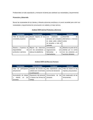 Plan estrategico telcel