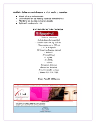 Plan estrategico y tecnologico