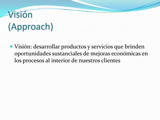 Plan estratégico 2011 - Software Factory