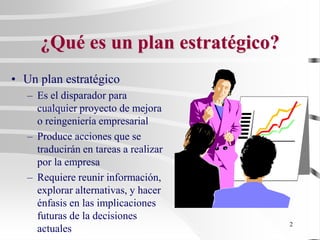 Plan estratégico y gestión de procesos | PPT