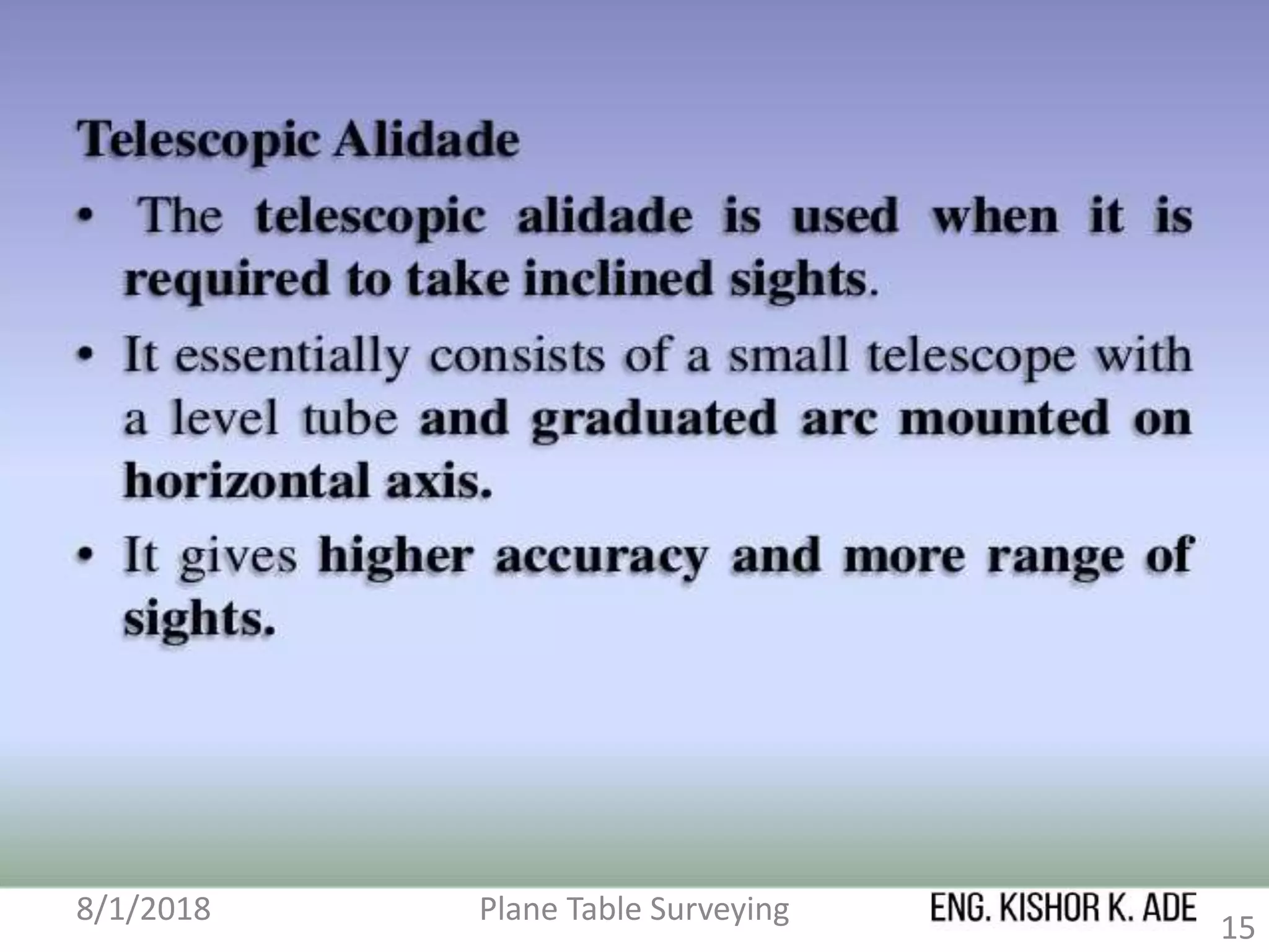 8/1/2018 Plane Table Surveying
15
 