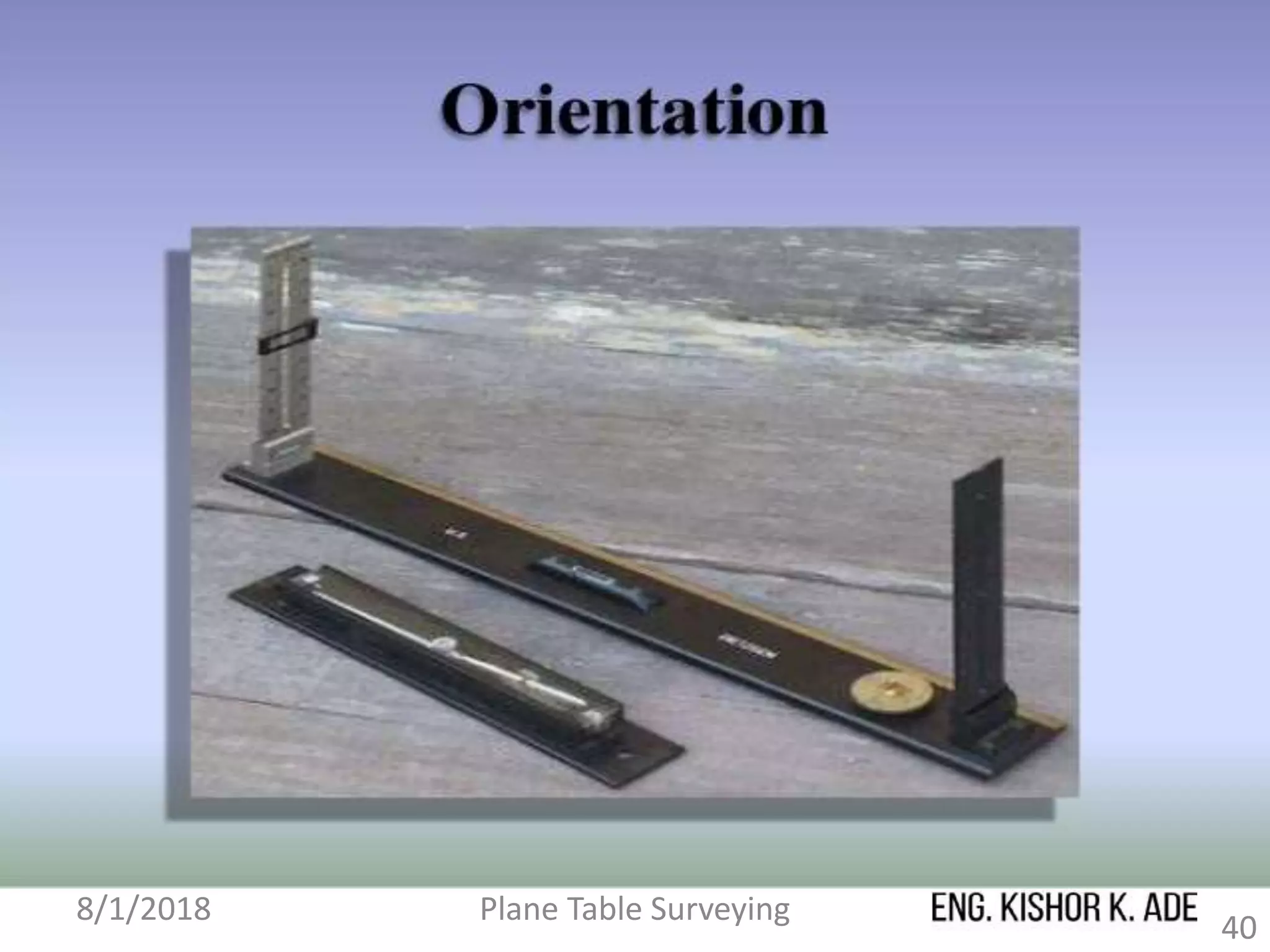 8/1/2018 Plane Table Surveying
40
 