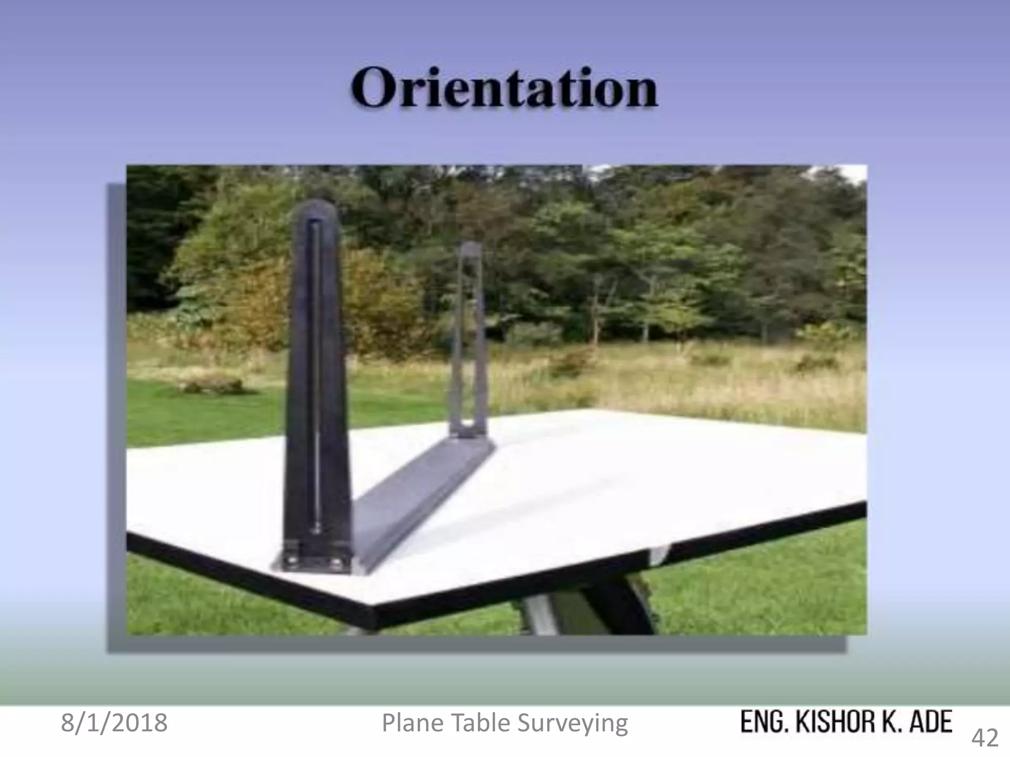 8/1/2018 Plane Table Surveying
42
 