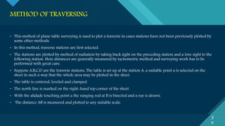 Plane table survey
