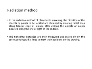 plane table surveying covers the Concept of surveying | PDF