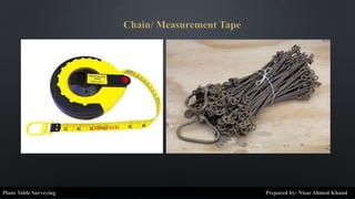 Plane Table Surveying Prepared by: Nisar Ahmed Khand
 