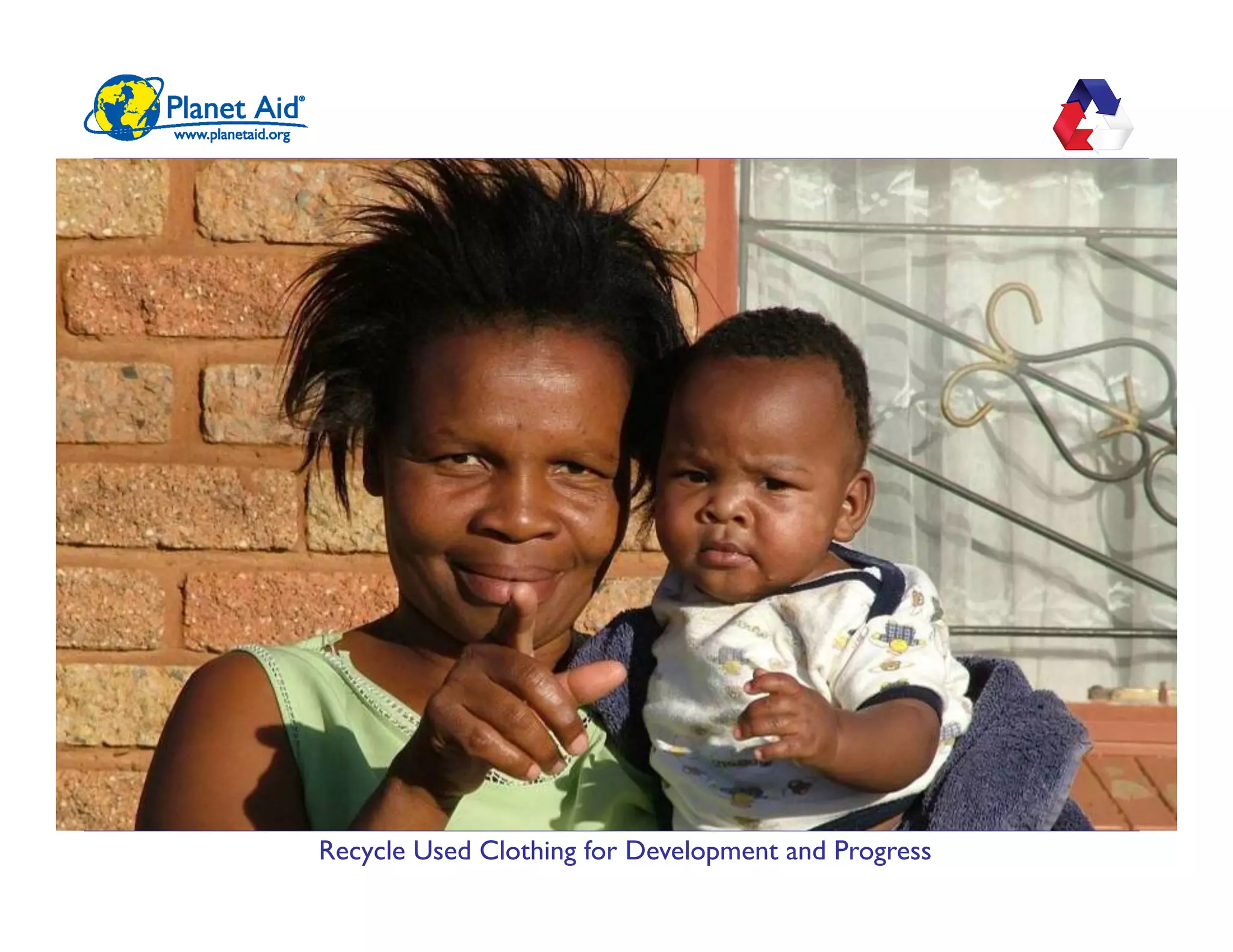 Recycle Used Clothing for Development and Progress
 