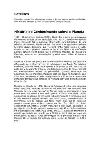 Planeta MercúRio