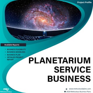 Planetarium Service Business