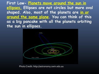 Planetary motionmodule15 | PPT