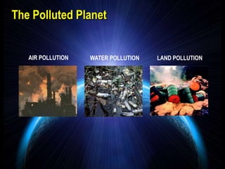 AIR POLLUTIONWATER POLLUTIONLAND POLLUTIONThe Polluted Planet 